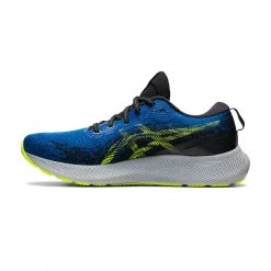 Asics Men's Gel-Nimbus Lite 3 Running Shoe - Black/Hazard Green - Regular (D) Shoes