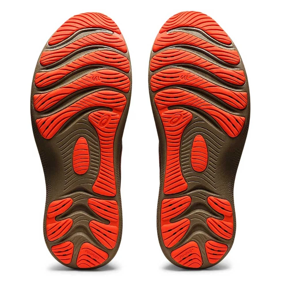 Asics Men's Gel-Nimbus Lite 3 Running Shoe - Mantle Green/Cherry Tomato- Regular (D) Shoes 7 Asics Men's Gel-Nimbus Lite 3 Running Shoe - Mantle Green/Cherry Tomato- Regular (D) Shoes