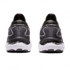 Asics Shoes Men's Gel Nimbus 24 Running Shoe: Black/White - Wide (2E) 12 Asics Shoes Men's Gel Nimbus 24 Running Shoe: Black/White - Wide (2E)