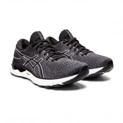 Asics Shoes Men's Gel Nimbus 24 Running Shoe: Black/White - Wide (2E) 10 Asics Shoes Men's Gel Nimbus 24 Running Shoe: Black/White - Wide (2E)