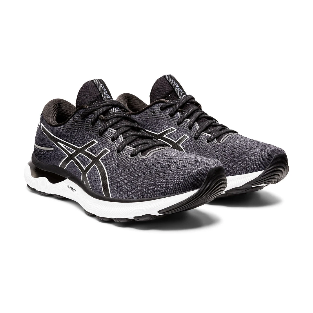 Asics Shoes Men's Gel Nimbus 24 Running Shoe: Black/White - Wide (2E) 4 Asics Shoes Men's Gel Nimbus 24 Running Shoe: Black/White - Wide (2E)