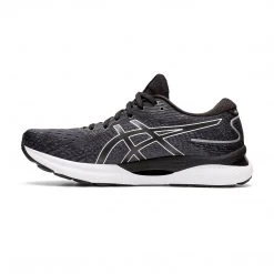 Asics Men's Gel-Nimbus 24 Running Shoe - Black/White - Regular (D) Shoes