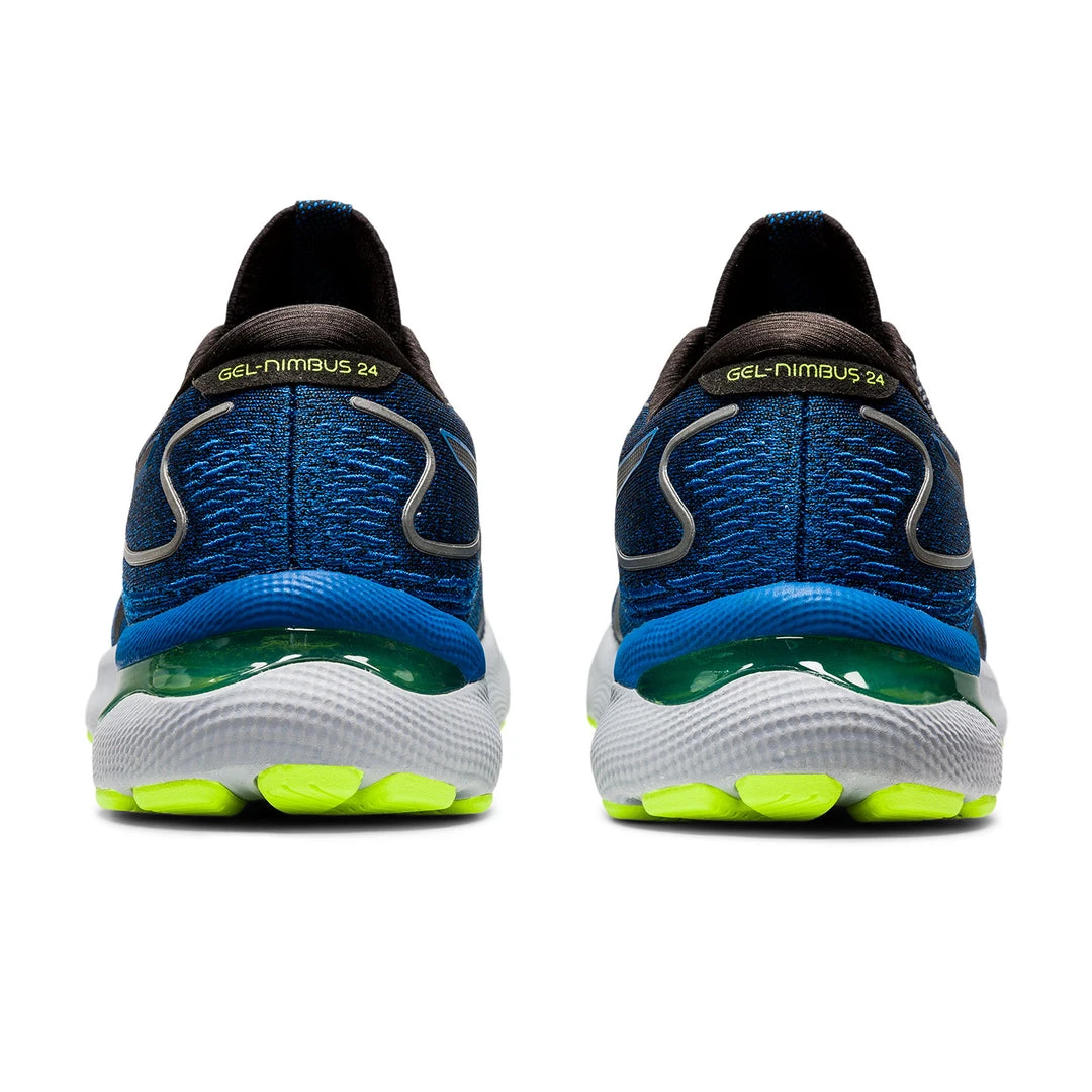 Asics Shoes Men's Gel-Nimbus 24 Running Shoe - Black/Lake Drive - Regular (D) 5 Asics Shoes Men's Gel-Nimbus 24 Running Shoe - Black/Lake Drive - Regular (D)