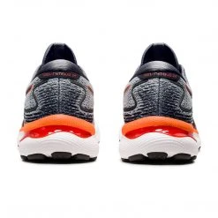 Asics Shoes Men's Gel-Nimbus 24 Running Shoe - Sheet Rock/Shocking Orange - Wide (2E) 12 Asics Shoes Men's Gel-Nimbus 24 Running Shoe - Sheet Rock/Shocking Orange - Wide (2E)