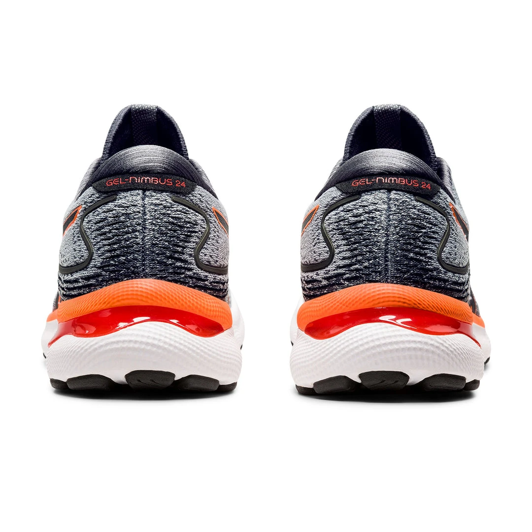 Asics Shoes Men's Gel-Nimbus 24 Running Shoe - Sheet Rock/Shocking Orange - Wide (2E) 6 Asics Shoes Men's Gel-Nimbus 24 Running Shoe - Sheet Rock/Shocking Orange - Wide (2E)