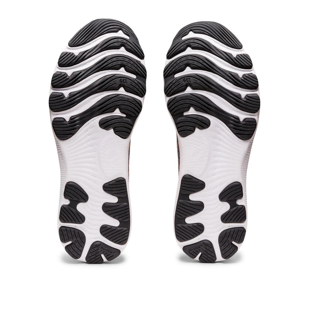 Asics Shoes Men's Gel-Nimbus 24 Running Shoe - Sheet Rock/Shocking Orange - Wide (2E) 7 Asics Shoes Men's Gel-Nimbus 24 Running Shoe - Sheet Rock/Shocking Orange - Wide (2E)