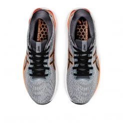 Asics Shoes Men's Gel-Nimbus 24 Running Shoe - Sheet Rock/Shocking Orange - Wide (2E) 9 Asics Shoes Men's Gel-Nimbus 24 Running Shoe - Sheet Rock/Shocking Orange - Wide (2E)