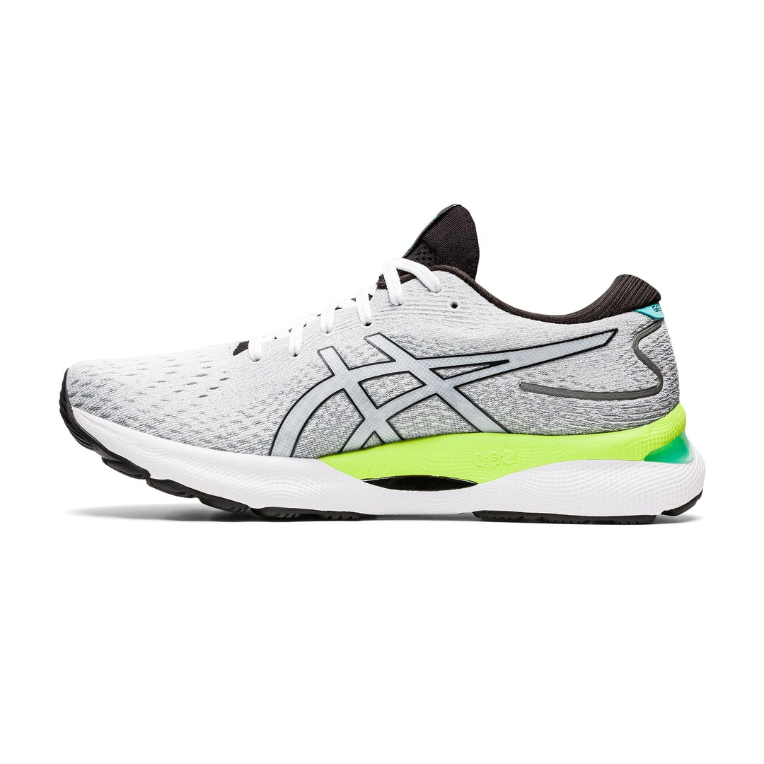 Asics Shoes Men's Gel-Nimbus 24 Running Shoe - White/Black - Regular (D) 2 Asics Shoes Men's Gel-Nimbus 24 Running Shoe - White/Black - Regular (D)