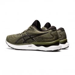 Asics Men's Gel-Nimbus 24 Running Shoe - Olive Canvas/Gunmetal - Regular (D) 11 Asics Men's Gel-Nimbus 24 Running Shoe - Olive Canvas/Gunmetal - Regular (D)