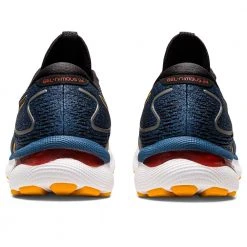 Asics Shoes Men's Gel-Nimbus 24 Running Shoe - Azure/Amber-Regular (D)