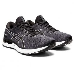Asics Shoes Men's Gel-Nimbus 24 Running Shoe- Black/White- Extra Wide(4E)