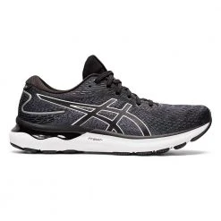 Asics Shoes Men's Gel-Nimbus 24 Running Shoe- Black/White- Extra Wide(4E)