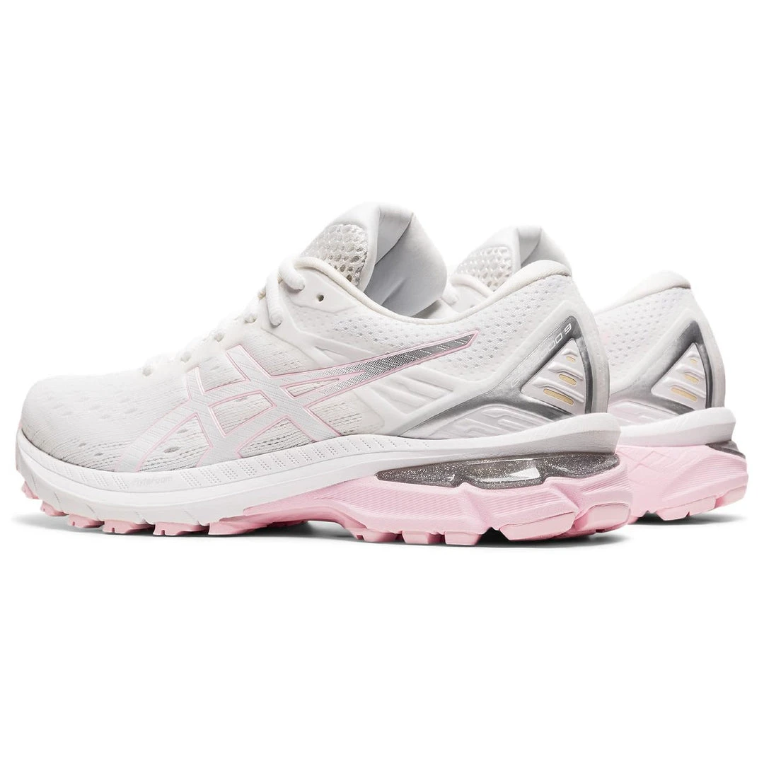 Asics Women's GT 2000 9 Running Shoe - White/Pink Salt - Regular (B) Shoes 5 Asics Women's GT 2000 9 Running Shoe - White/Pink Salt - Regular (B) Shoes
