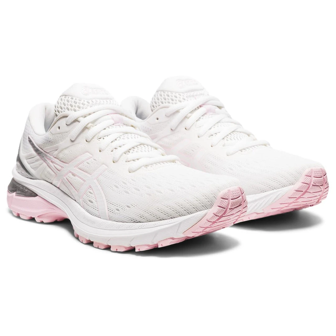 Asics Women's GT 2000 9 Running Shoe - White/Pink Salt - Regular (B) Shoes 4 Asics Women's GT 2000 9 Running Shoe - White/Pink Salt - Regular (B) Shoes