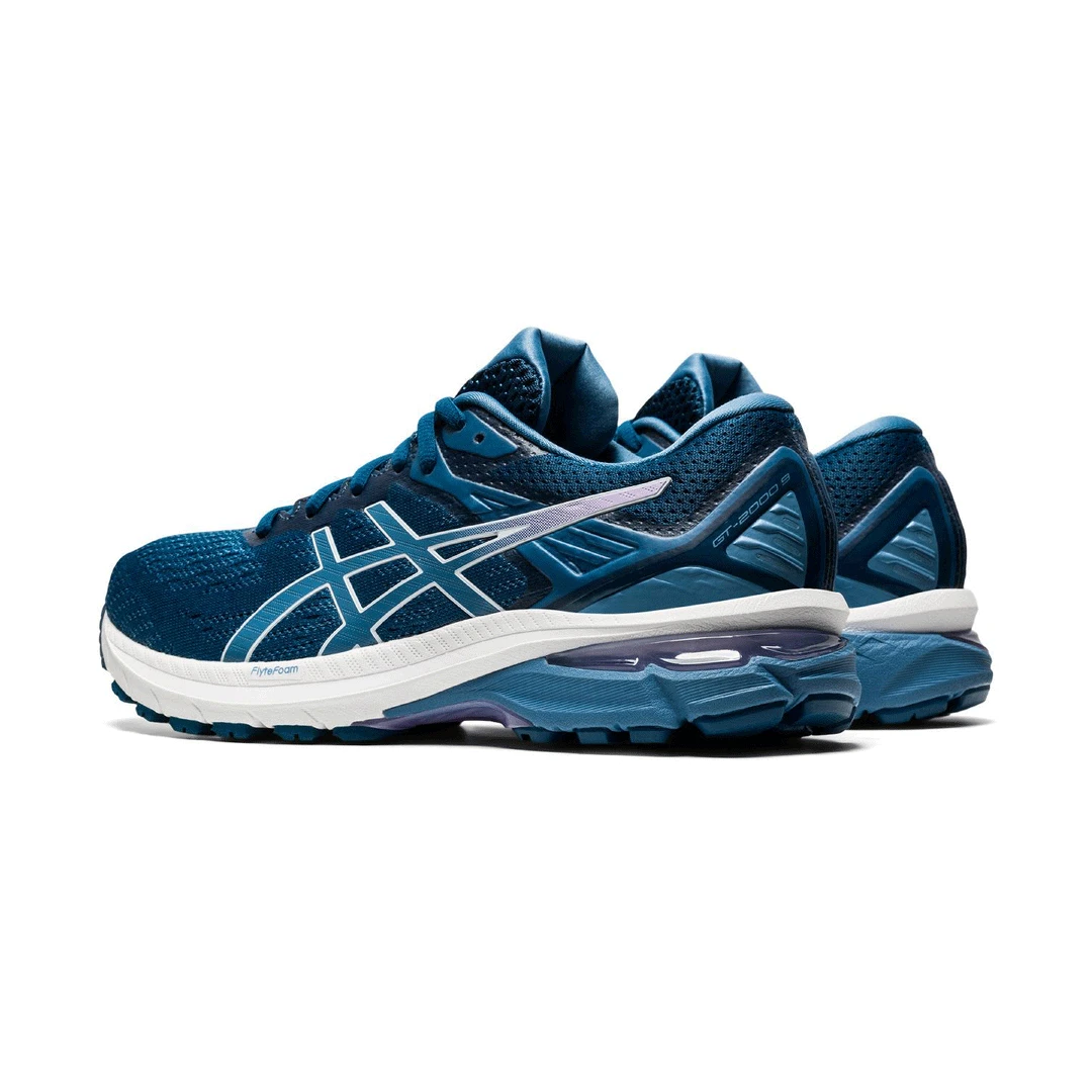 Asics Shoes Women's GT 2000 9 Running Shoe - Mako Blue/Grey Floss - Wide (D) 4 Asics Shoes Women's GT 2000 9 Running Shoe - Mako Blue/Grey Floss - Wide (D)