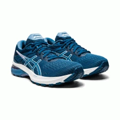 Asics Shoes Women's GT 2000 9 Running Shoe - Mako Blue/Grey Floss - Wide (D) 9 Asics Shoes Women's GT 2000 9 Running Shoe - Mako Blue/Grey Floss - Wide (D)