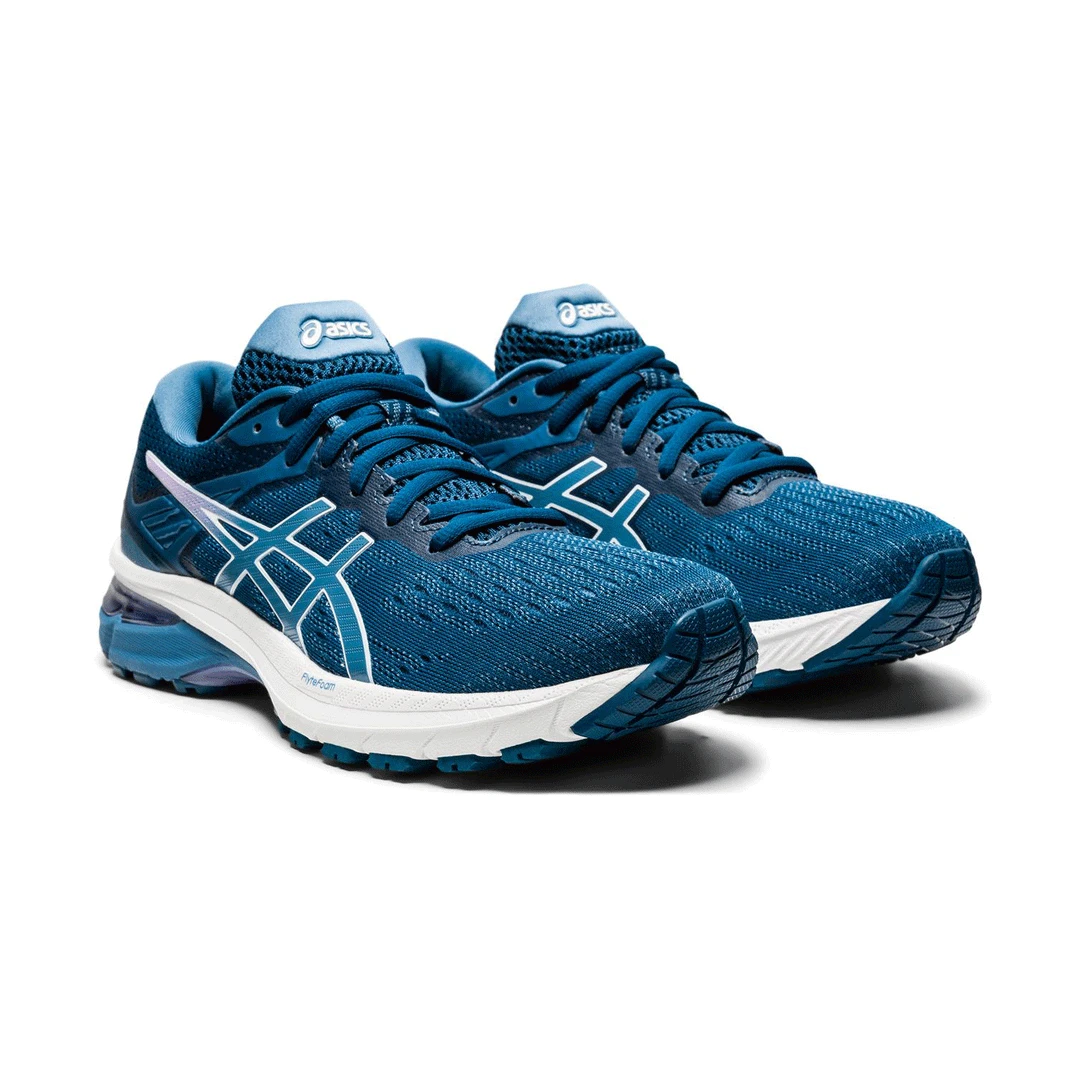 Asics Shoes Women's GT 2000 9 Running Shoe - Mako Blue/Grey Floss - Wide (D) 3 Asics Shoes Women's GT 2000 9 Running Shoe - Mako Blue/Grey Floss - Wide (D)