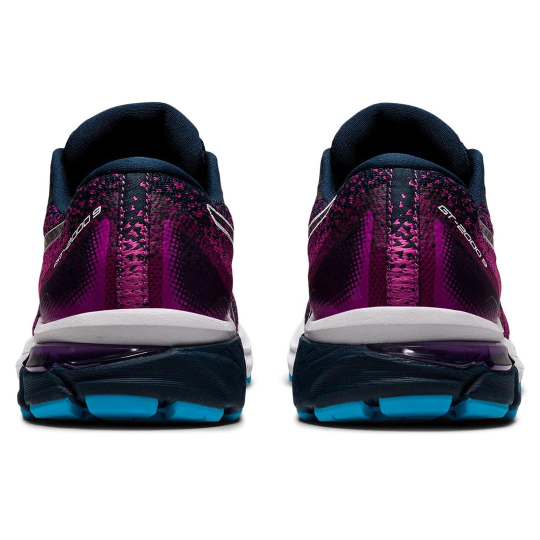 Asics Women's GT 2000 9 Running Shoe - French Blue/White - Regular (B) Shoes 5 Asics Women's GT 2000 9 Running Shoe - French Blue/White - Regular (B) Shoes