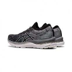 Asics Women's Gel-Nimbus 23 Knit Running Shoe - Sheet Rock/Black - Regular (B) 7 Asics Women's Gel-Nimbus 23 Knit Running Shoe - Sheet Rock/Black - Regular (B)
