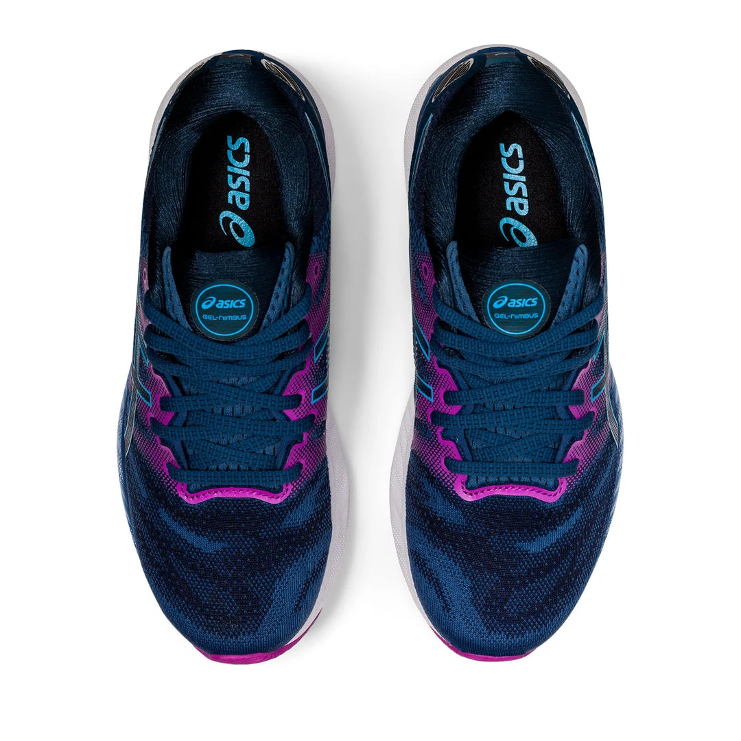 Asics Shoes Women's Gel-Nimbus 23 Running Shoe - Grand Shark/Digital Aqua - Regular (B) 6 Asics Shoes Women's Gel-Nimbus 23 Running Shoe - Grand Shark/Digital Aqua - Regular (B)