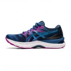 Asics Shoes Women's Gel-Nimbus 23 Running Shoe - Grand Shark/Digital Aqua - Regular (B)