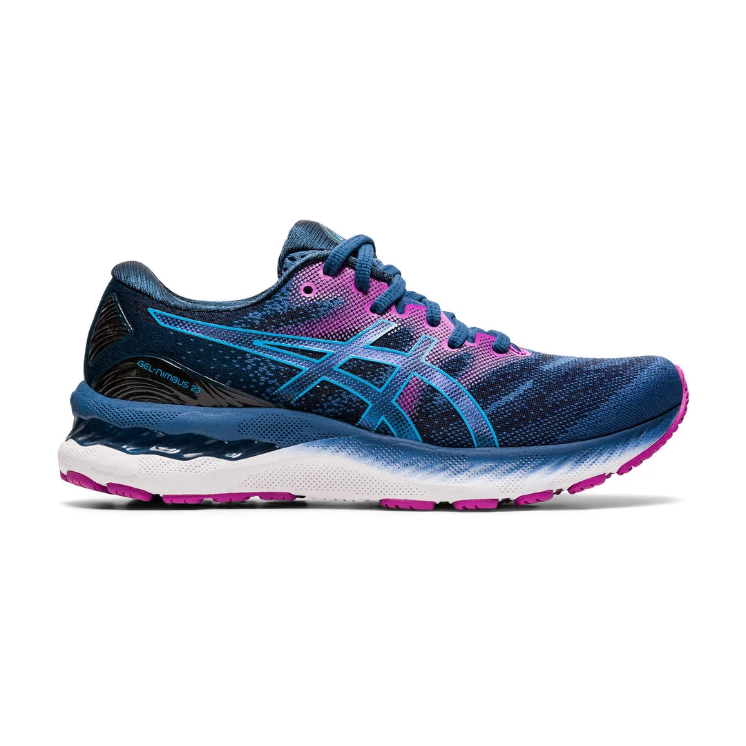 Asics Shoes Women's Gel-Nimbus 23 Running Shoe - Grand Shark/Digital Aqua - Regular (B) 1 Asics Shoes Women's Gel-Nimbus 23 Running Shoe - Grand Shark/Digital Aqua - Regular (B)