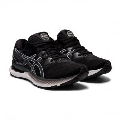 Asics Women's Gel-Nimbus 23 Running Shoe - Black/White - Regular (B) Shoes 9 Asics Women's Gel-Nimbus 23 Running Shoe - Black/White - Regular (B) Shoes