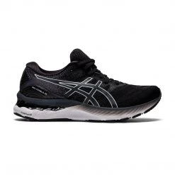 Asics Women's Gel-Nimbus 23 Running Shoe - Black/White - Regular (B) Shoes