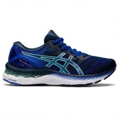 Asics Women's Gel-Nimbus 23 Running Shoes - French Blue/Fresh Ice- Regular (B)