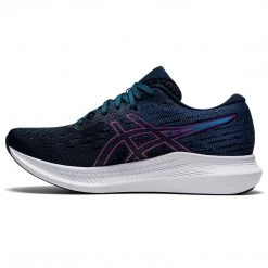 Asics Women's Evoride 2 Running Shoe -French Blue/Digital Grape- Regular (B)