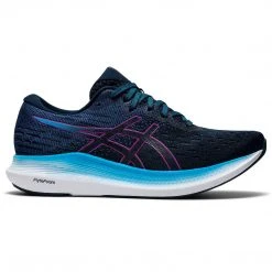 Asics Women's Evoride 2 Running Shoe -French Blue/Digital Grape- Regular (B)