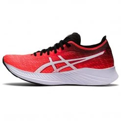 Asics Women's Magic Speed Running Shoe - Sunrise Red/White - Regular (B) Shoes