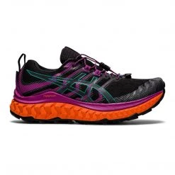 Asics Women's Trabuco Max Trail Running Shoe - Black/Digital Grape - Regular (B)