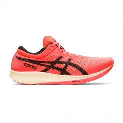 Asics Women's Metaracer Tokyo Running Shoe - Sunrise Red/Black - Regular (B)