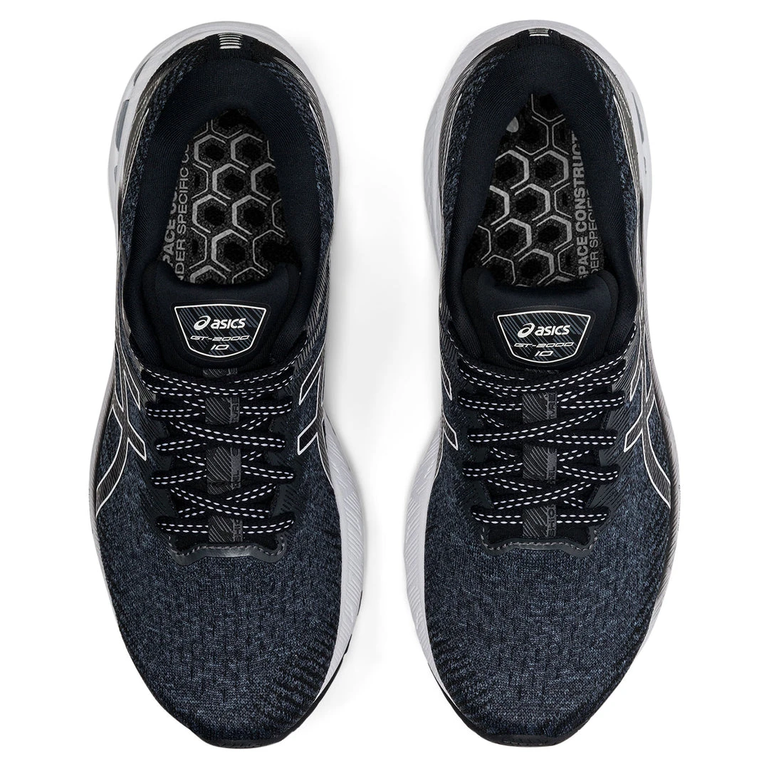 Asics Women's GT 2000 10 - Black/White - Wide (D) Shoes 3 Asics Women's GT 2000 10 - Black/White - Wide (D) Shoes