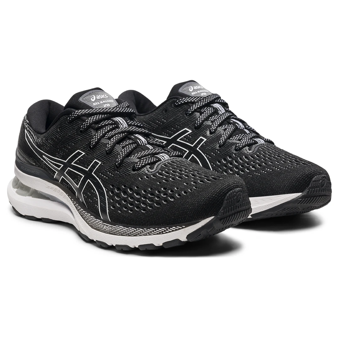 Asics Women's Gel Kayano 28 Running Shoe: Black/White - Wide (D) Shoes 3 Asics Women's Gel Kayano 28 Running Shoe: Black/White - Wide (D) Shoes