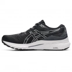 Asics Women's Gel Kayano 28 Running Shoe: Black/White - Narrow (2A)