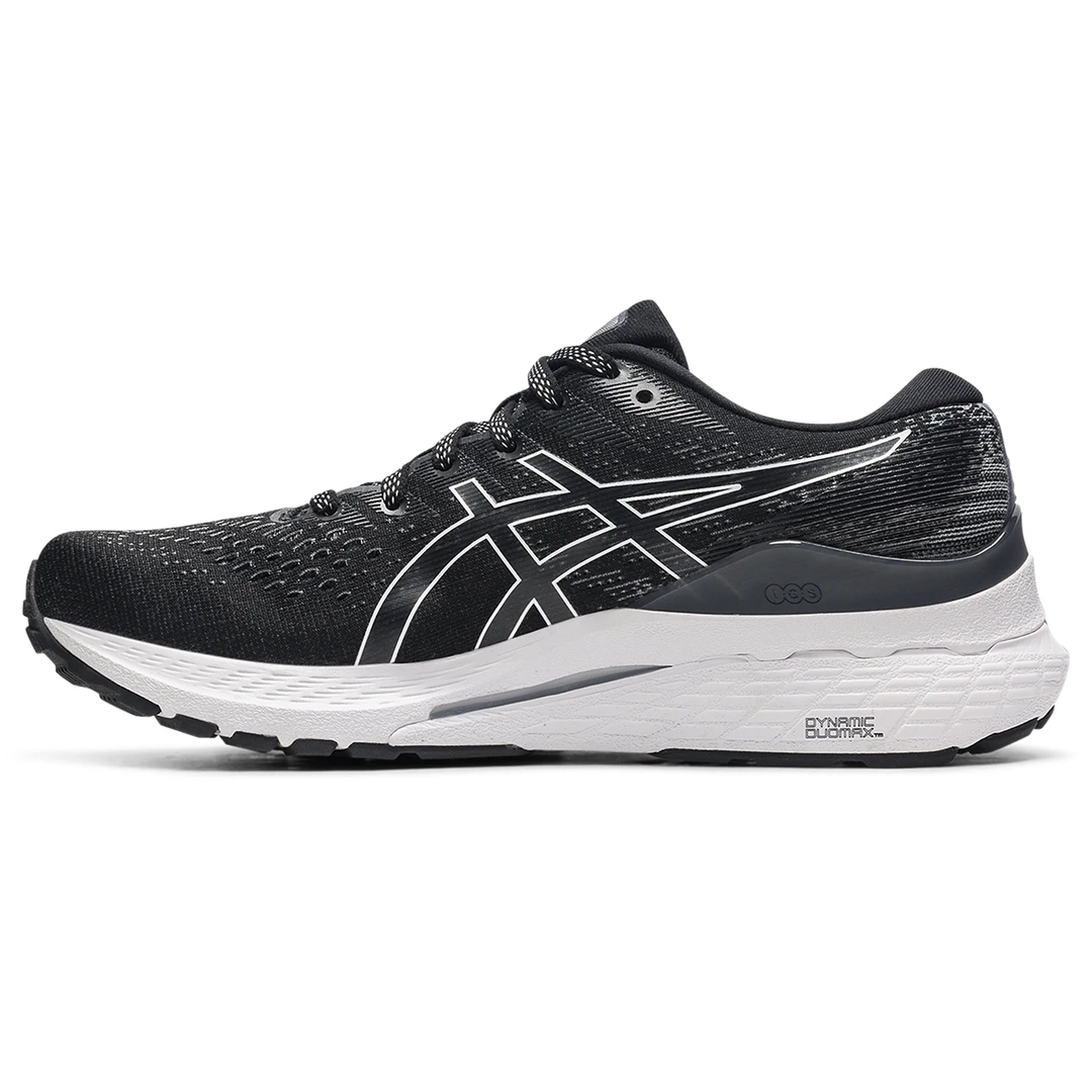 Asics Women's Gel Kayano 28 Running Shoe: Black/White - Regular (B) 2 Asics Women's Gel Kayano 28 Running Shoe: Black/White - Regular (B)