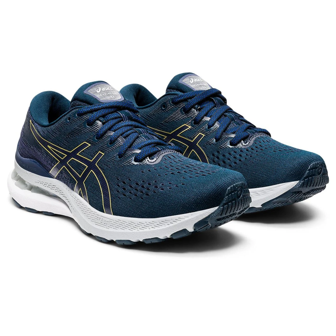 Asics Women's Gel-Kayano 28 Running Shoe - French Blue/Thunder Blue - Wide (D) 4 Asics Women's Gel-Kayano 28 Running Shoe - French Blue/Thunder Blue - Wide (D)