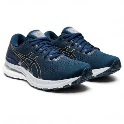 Asics Women's Gel-Kayano 28 Running Shoes - French Blue/Thunder Blue - Regular (B)
