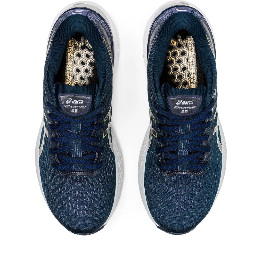 Asics Women's Gel-Kayano 28 Running Shoe - French Blue/Thunder Blue - Wide (D) 3 Asics Women's Gel-Kayano 28 Running Shoe - French Blue/Thunder Blue - Wide (D)