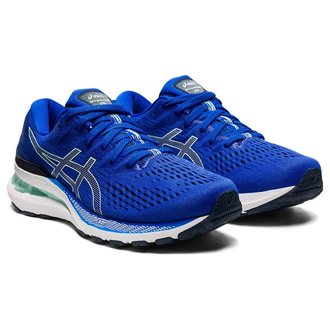 Asics Women's Gel-Kayano 28 Running Shoe - Lapis Lazuli Blue/Fresh Ice - Regular (B) Shoes 4 Asics Women's Gel-Kayano 28 Running Shoe - Lapis Lazuli Blue/Fresh Ice - Regular (B) Shoes