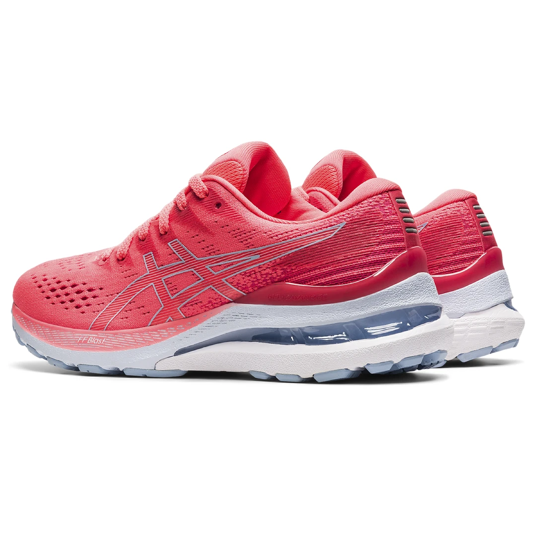 Asics Women's Gel-Kayano 28 Running Shoe - Blazing Coral/Mist - Regular (B) 4 Asics Women's Gel-Kayano 28 Running Shoe - Blazing Coral/Mist - Regular (B)