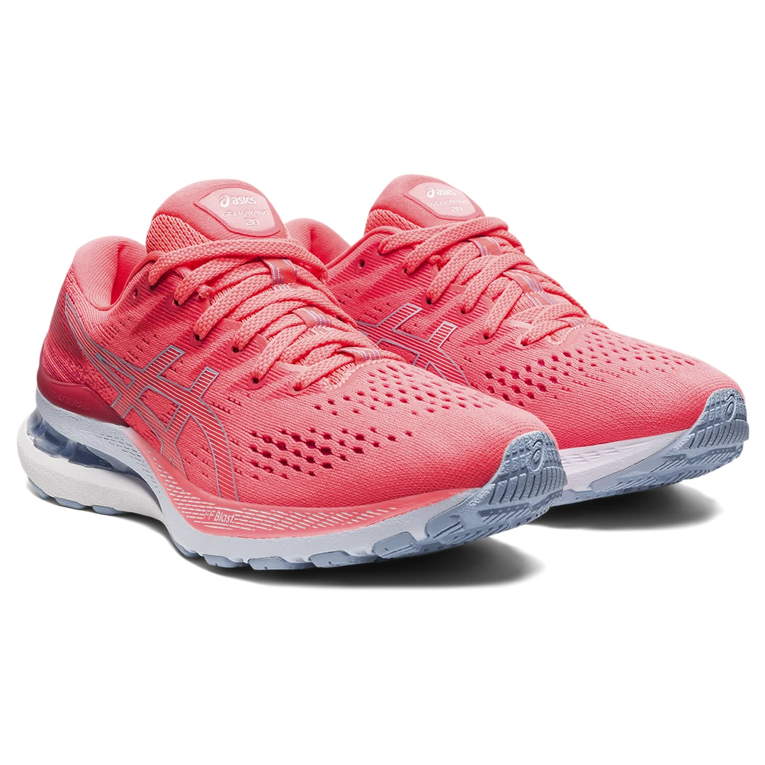 Asics Women's Gel-Kayano 28 Running Shoe - Blazing Coral/Mist - Regular (B) 3 Asics Women's Gel-Kayano 28 Running Shoe - Blazing Coral/Mist - Regular (B)