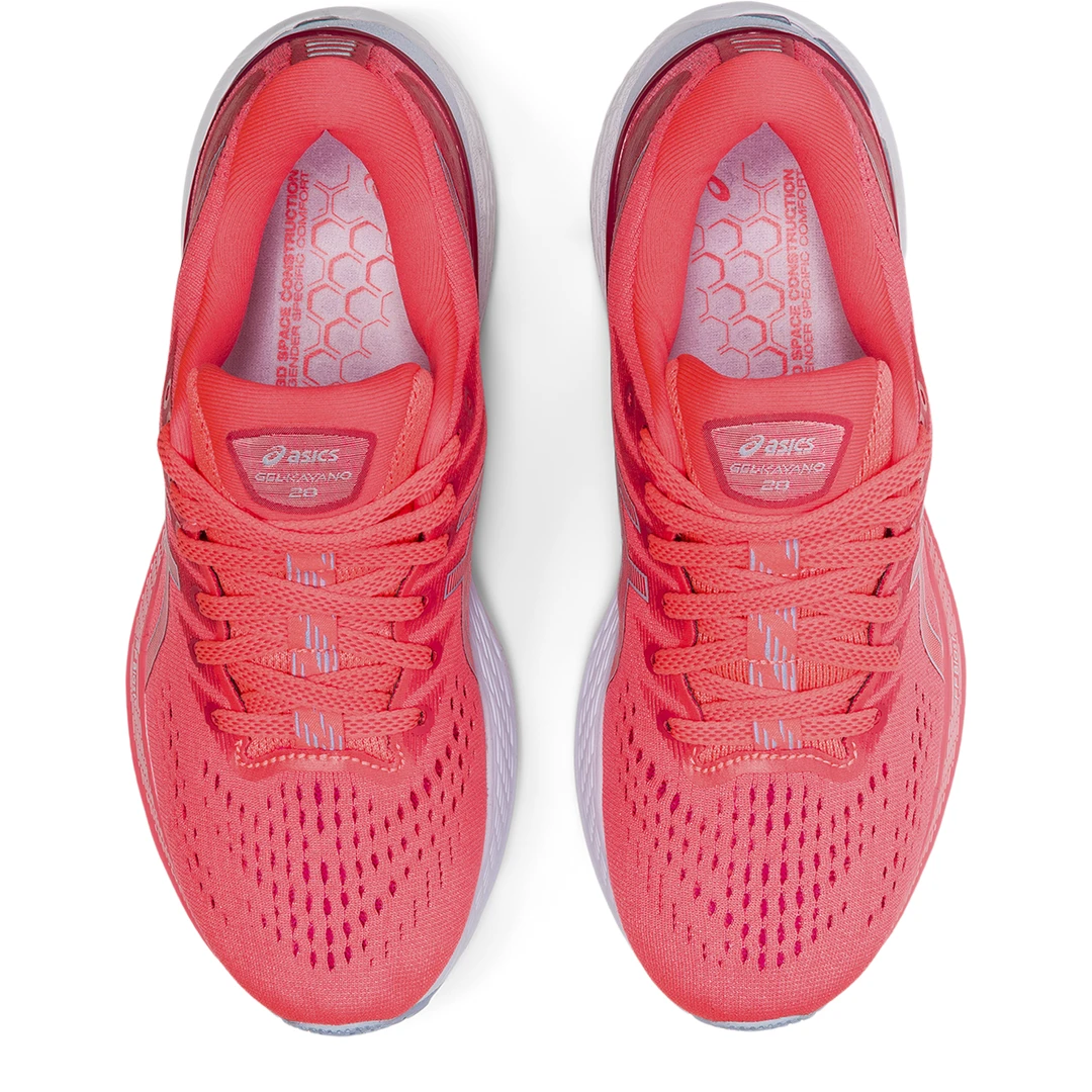 Asics Women's Gel-Kayano 28 Running Shoe - Blazing Coral/Mist - Regular (B) 6 Asics Women's Gel-Kayano 28 Running Shoe - Blazing Coral/Mist - Regular (B)