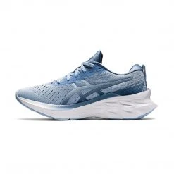Asics Shoes Women's Novablast 2 Running Shoe - Mist/Soft Sky - Regular (B)