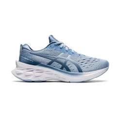 Asics Shoes Women's Novablast 2 Running Shoe - Mist/Soft Sky - Regular (B)