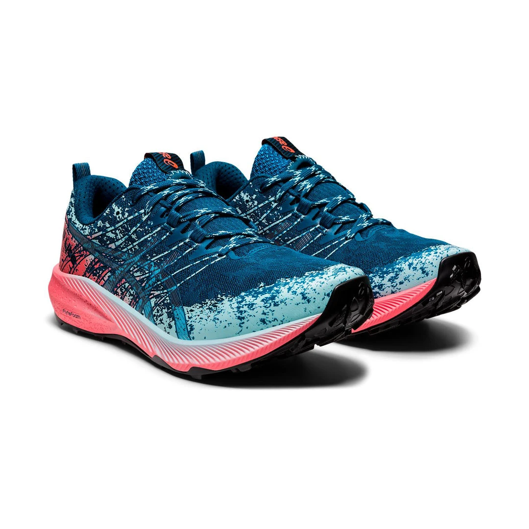 Asics Women's Fuji Lite 2 Trail Running Shoe - Deep Sea Teal/Pure Silver - Regular (B) Shoes 3 Asics Women's Fuji Lite 2 Trail Running Shoe - Deep Sea Teal/Pure Silver - Regular (B) Shoes