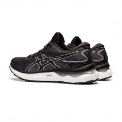 Asics Shoes Women's Gel-Nimbus 24 Running Shoe - Black/Pure Silver -Wide (D) 11 Asics Shoes Women's Gel-Nimbus 24 Running Shoe - Black/Pure Silver -Wide (D)