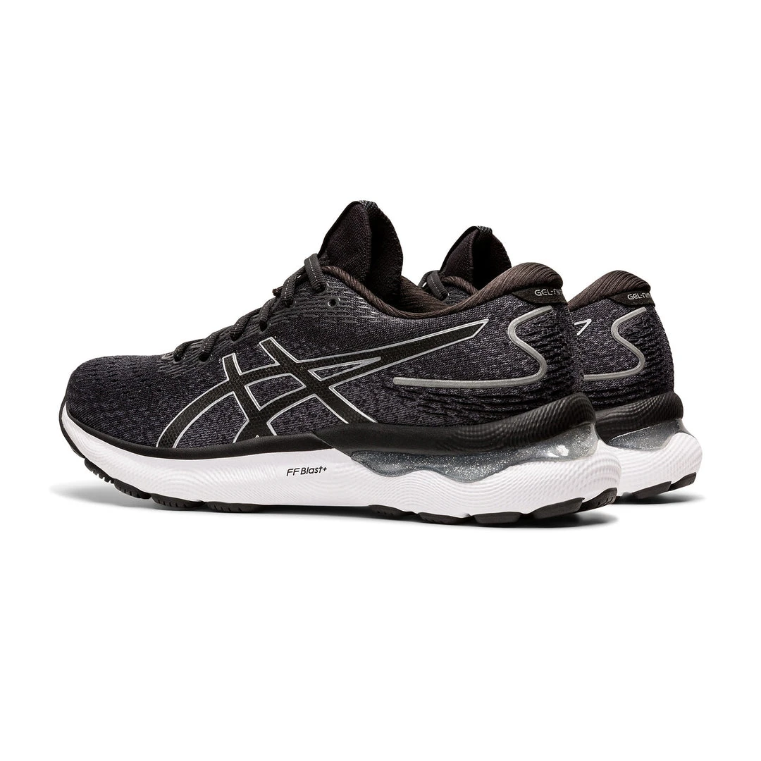 Asics Shoes Women's Gel-Nimbus 24 Running Shoe - Black/Pure Silver -Wide (D) 5 Asics Shoes Women's Gel-Nimbus 24 Running Shoe - Black/Pure Silver -Wide (D)